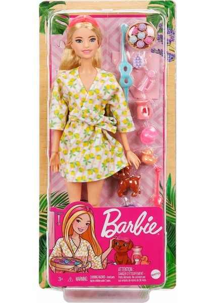 Barbie'nin Spa Günü Bebekleri Sarışın modelleri