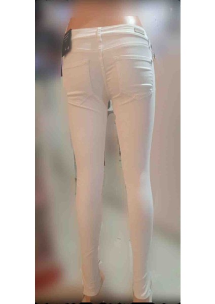 Likralı Dar Paça Kadın Kot Pantolon modelleri