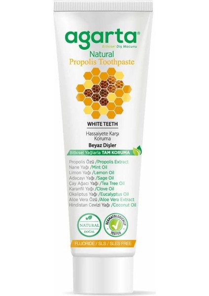 Doğal Diş Macunu 100 ml Propolis