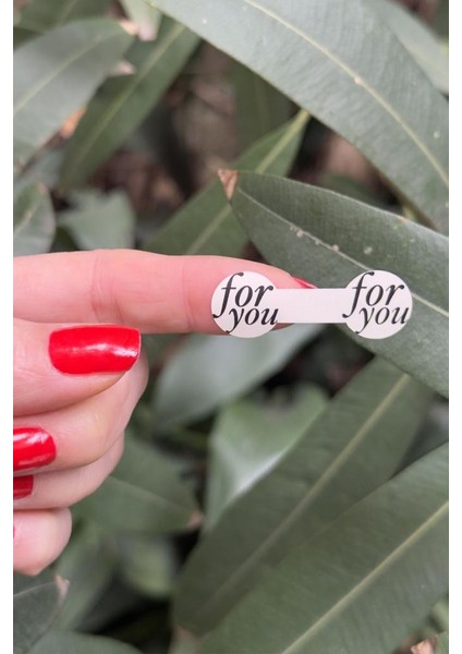 For You Model1 Krem Rengi Ip Fitil Etiketi 100 Adet fırsatları