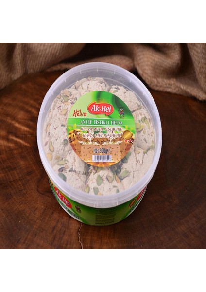 Ak-Hel Antep Fıstıklı Tahin Helvası 900 gr