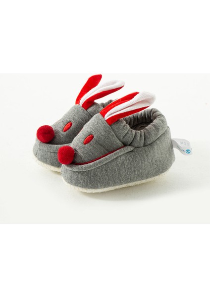 Kaydırmaz Taban Boğazı Lastikli Tavşan Figürlü Konforlu Bebek Patik fiyatları