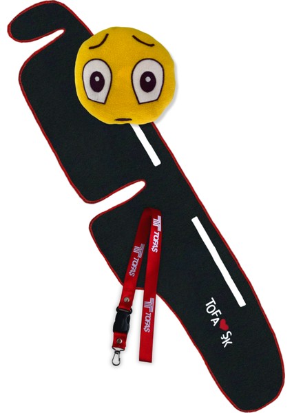 Tofaş Şahin Doğan Kartal Alçak Göğüs Torpido Kaplama Halısı / Araç Emoji Yastık Oto Aksesuar