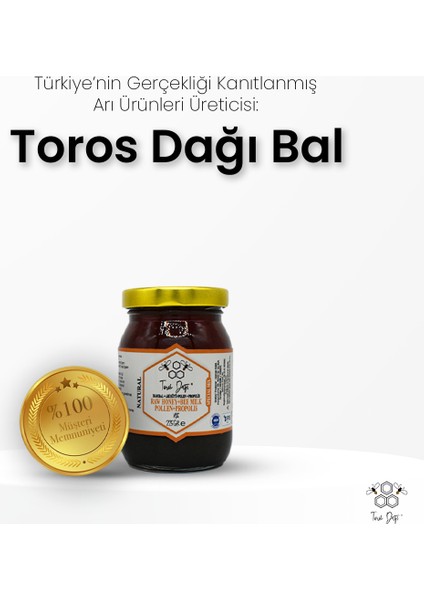Arı Sütü - Polen - Propolis - Bal Karışımı - 225 gr