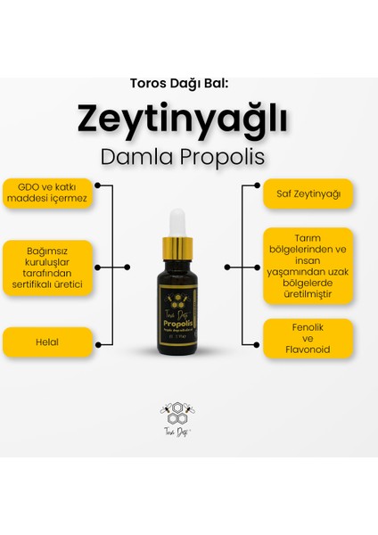 Zeytinyağlı Damla Propolis 20 ml