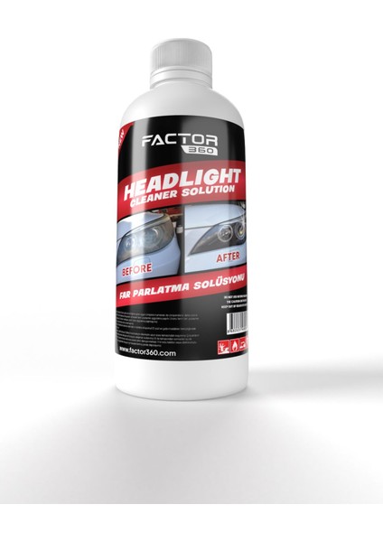 - Far Temizleme Sıvısı (Headlight Cleaner) 1 L