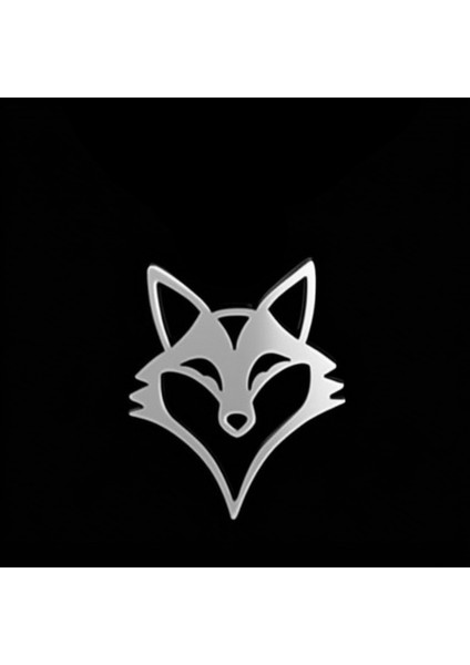 925 Ayar gümüş kolye tilki SM1974