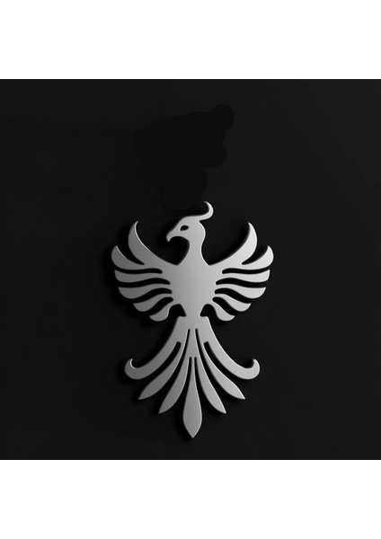 925 Ayar gümüş kolye anka kuşu SM1430