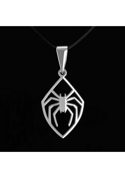 925 Ayar gümüş kolye örümcek SM2043