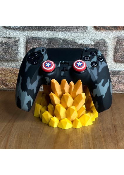 TEKLİ - PS5 ve xbox series X/S One uyumlu Joystick Standı - Şık ve Minimal Kristal Tasarım