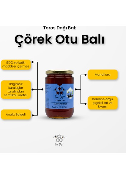 Çörek Otu Balı 860 gr