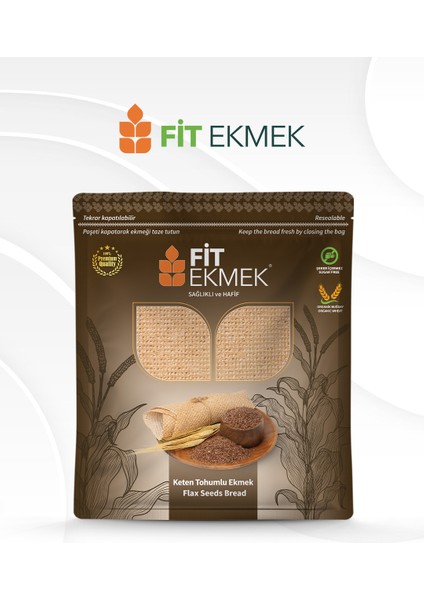 Fit Arpa Lavaş Ekmeği 300GR ve Keten Tohumlu Lavaş Ekmeği 300GR
