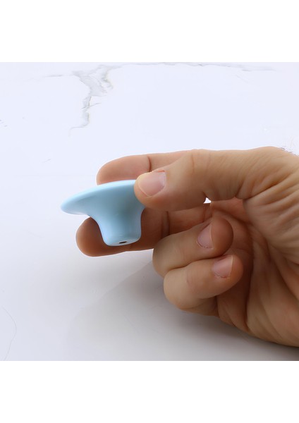Bohem Mavi Geniş Mantar Kulp Düğme 10 Adet Mobilya Dolabı Çekmece Mutfak Dolap Kulpu Kulbu Plastik indirimleri
