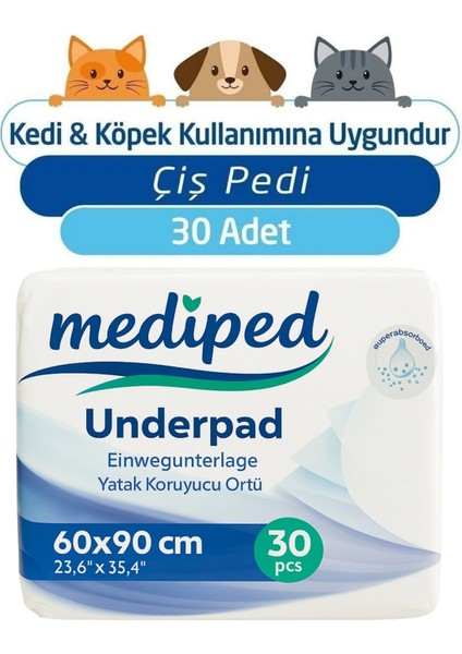 Yatak Koruyucu Örtü 60 x 90 180Adet