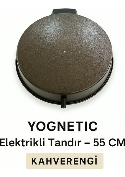 Jumbo Büyük Boy Elektrikli Tandır | Ekmek Yapma Makinesi | Statik Boyalı Büyük Boy Tandır - Kahve