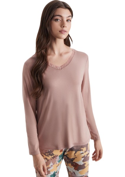 Kadın Kahverengi Pijama Takım C2555 fiyatları