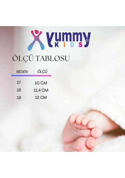 Kaydırmaz Taban Ilk Adım Yürüme Öncesi Bilekten Cırtlı Kız Babet Bebek Patik