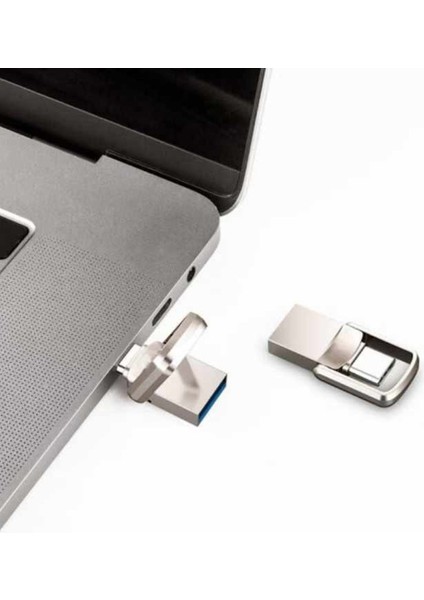SOTGT64 USB 3.2 Type-C & USB 64GB Mini Metal Flash Disk