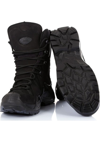 M1491 Fermuarlı Siyah Askeri Bot