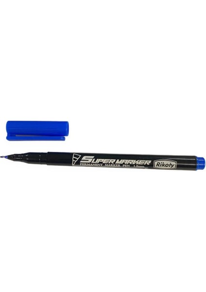 Rikoty G-0921 Mavi 1 mm Uçlu Süper Marker Kalem