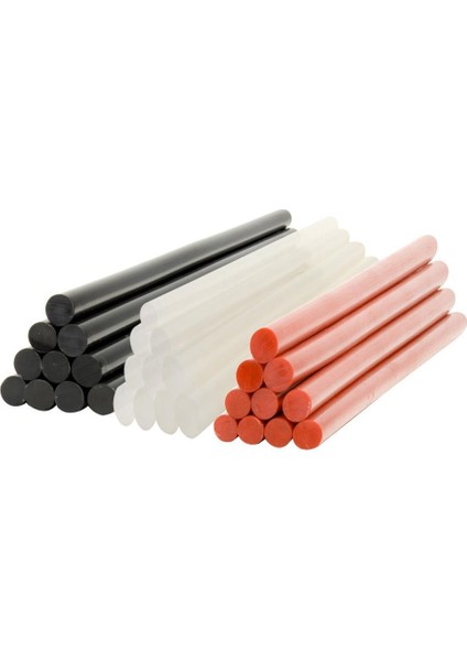 Sıcak Silikon Şeffaf 6,2 mm 30 cm 10 Adet