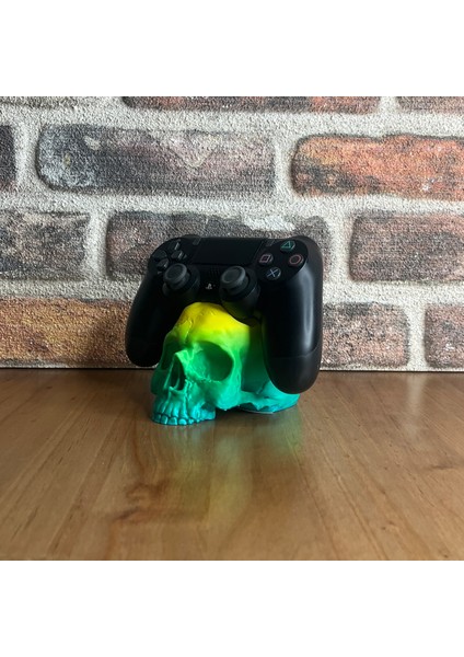 Tekli Kurukafa Multicolor Ps4 - Ps5 Playstation 4 I Play Station 5 Dualsense Joystick Kol Standı