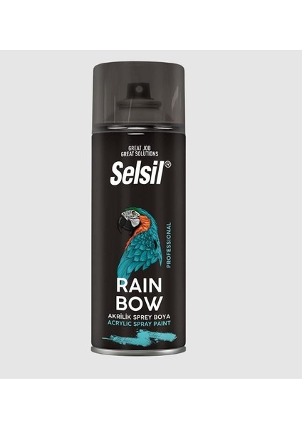 Selsil Rainbow Akrilik Sprey Boya 7040 Pencere Gri