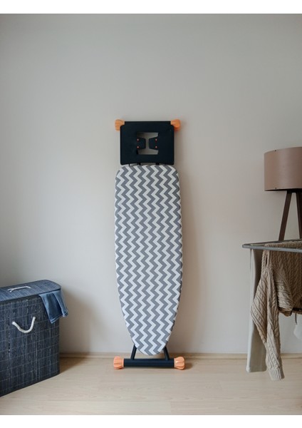 Ütü Masası Kılıfı İpli Ayarlanabilir Isıya Dayanıklı Keçeli Büyük Boy Örtüsü Bezi 55X140CM Lavina