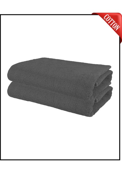 2 Adet Büyük Boy Pamuklu 50 x 90 cm , Fitness Havlusu , Spor Havlusu , Kuaför Havlusu