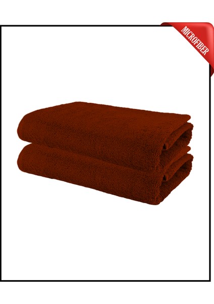 2 Adet Büyük Boy Mikrofiber 50 x 90 cm , Fitness Havlusu , Spor Havlusu , Boya Tutmaz Kuaför Havlusu