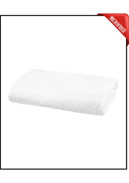 1 Adet Büyük Boy Mikrofiber 50 x 90 cm , Fitness Havlusu , Spor Havlusu , Boya Tutmaz Kuaför Havlusu