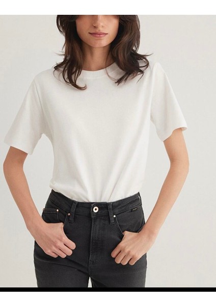 Mv Beyaz Basic Tişört fiyatları