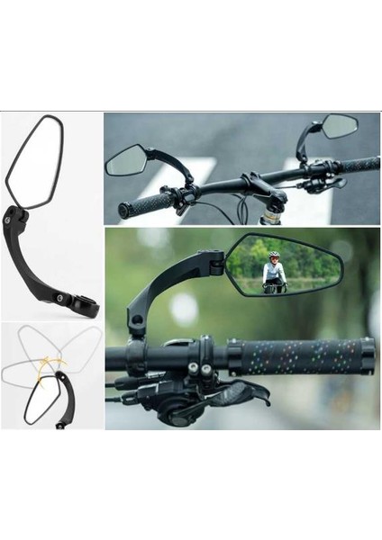 Briviga Ayna Rvm-313 Sol 6x11.2cm 95g 360° Dönebilen Gidon Ölçüsü 2-2.4cm