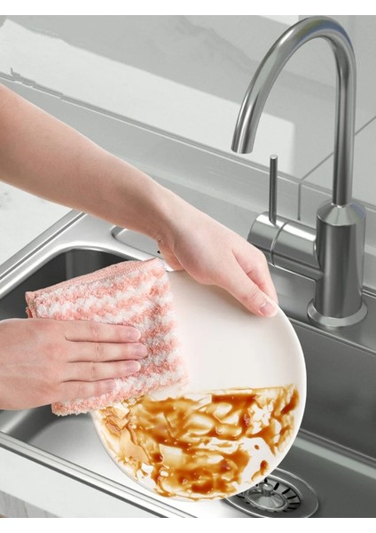 3 Adet 30X30CM Süper Emici Mikrofiber Bez, Mercan Polar Temizlik Bezi, Puf Mikrofiber Bez modelleri