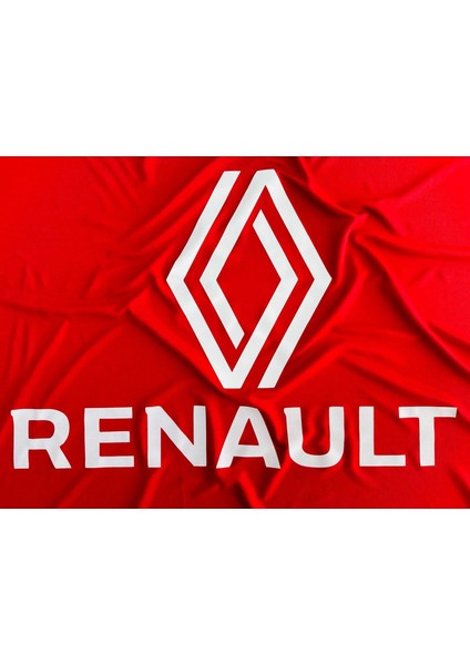 Renault Megane 2 Hatchback (2002 - 2008) Kırmızı Kumaş Araba Branda Logolu Penye Oto Branda fiyatları
