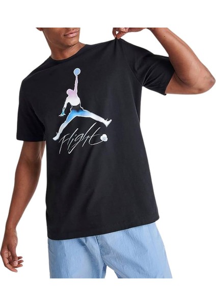 Air Jordan Mj Brand Graphic Crew Erkek Siyah Spor Tişört