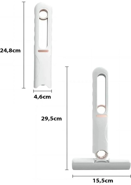 2 Adet Yedek Mini Mop El Mopu Süngerli Yıkanabilir Sıkmalı Pratik Mop Cam Banyo Mutfak