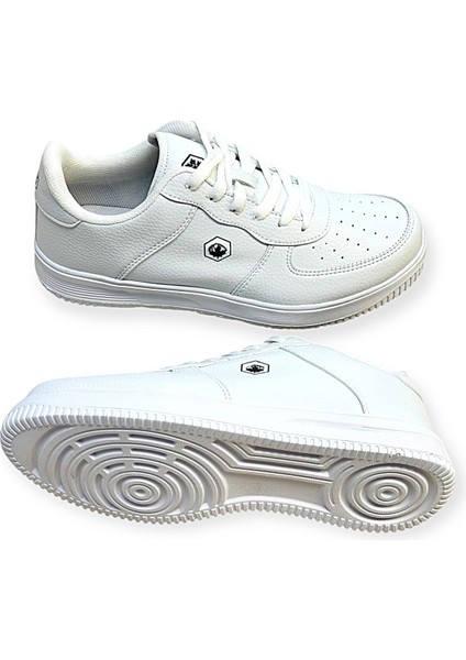 Kafkaslar Düz Beyaz Sneakers Erkek Spor Ayakkabı indirimleri