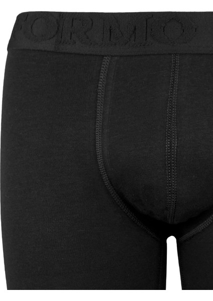 6'lı Erkek Siyah Pamuklu Esnek Boxer modelleri