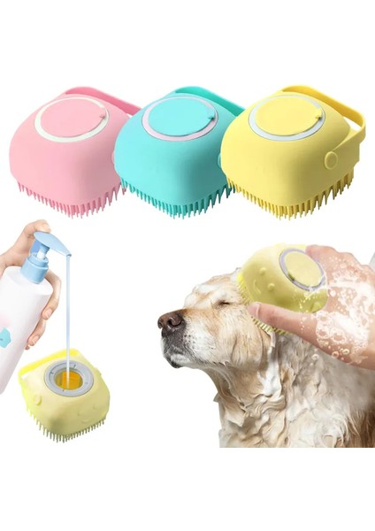Şampuan Hazneli Kedi Köpek Yıkama Kesesi
