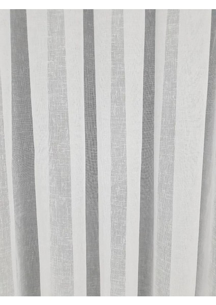 Brillant Dora Naturel Keten Tül Perde 1/2,5 Pile Orijinal Kırışmaz Tül Perde