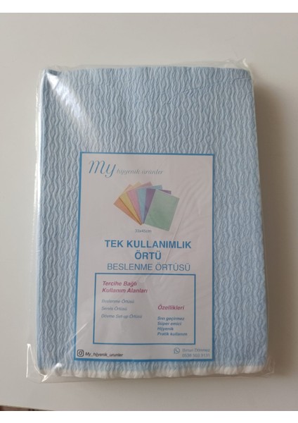Okul Beslenme Örtüsü Kullan At 1 Paket 30 Adet