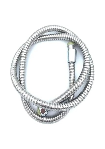 Paslanmaz Çelik Duş Hortumu, Kırılmaz Örgülü El Duşu Spirali, 1.5 Metre (Krom) modelleri