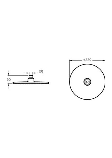 Rain L A45708STA Duş Başlığı, Krom fiyatları