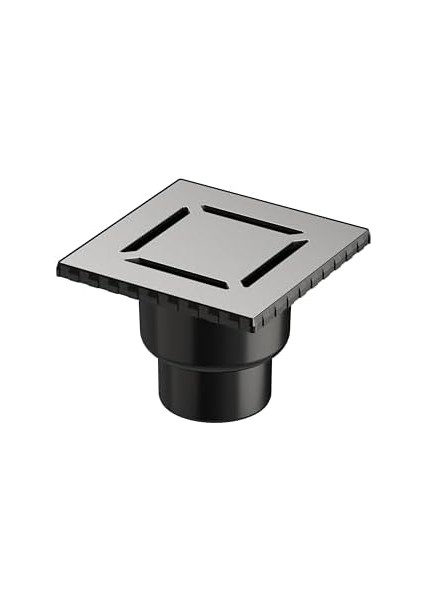V-Flow Kare 5608279 Duş Kanalı, Alttan Çıkışlı, 15X15 Cm, Dk 100 Kapak, Mat Krom fiyatları