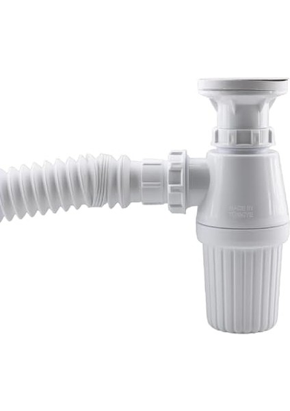 Sifon Körüklü Sökülebilir Tas'lı Temizlenebilir Mutfak Banyo Lavabo Taşı Gider Borusu Plastik 38 cm modelleri