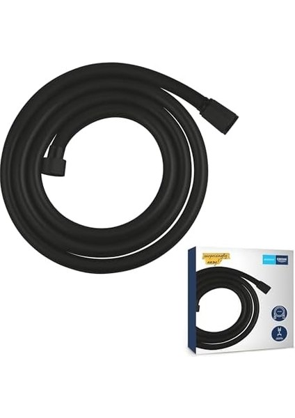 Vitalioflex Trend Quickfix Duş Hortumu, 1750 Mm, Mat Siyah, 287422432