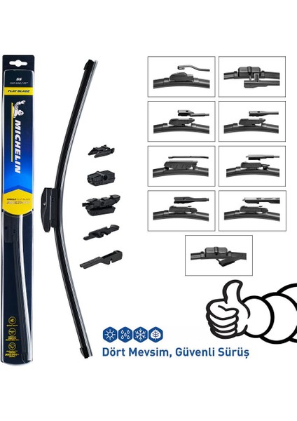 Multıfıt™ MC33948 55CM 1 Adet Universal Muz Tipi Silecek