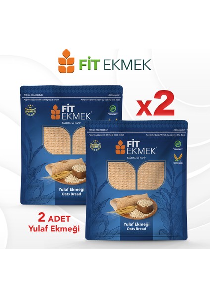 2'li Yulafli Lavaş Ekmeği