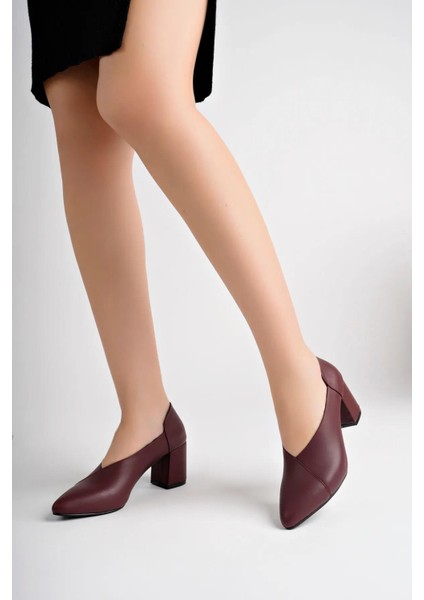 Deri Kadın Topuklu Deri Ayakkabı TRC71-0865 fiyatları